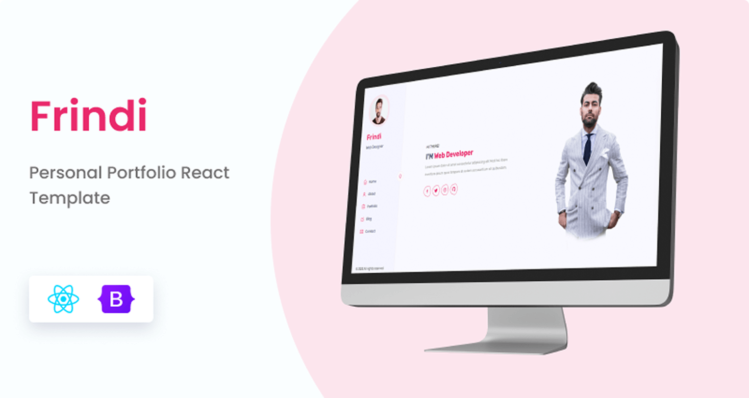 Frindi - React Landing page